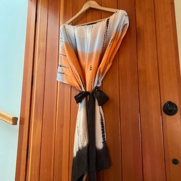 BCBG MaxAzria Silk Bohemian Shift - Picture 9 of 11